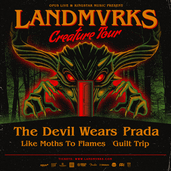 LANDMVRKS + THE DEVIL WEARS PRADA + LIKE MOTH TO FLAMES + GUILT TRIP - LE SPLENDID - LILLE - LUN. 22/04/2024 à 19H00