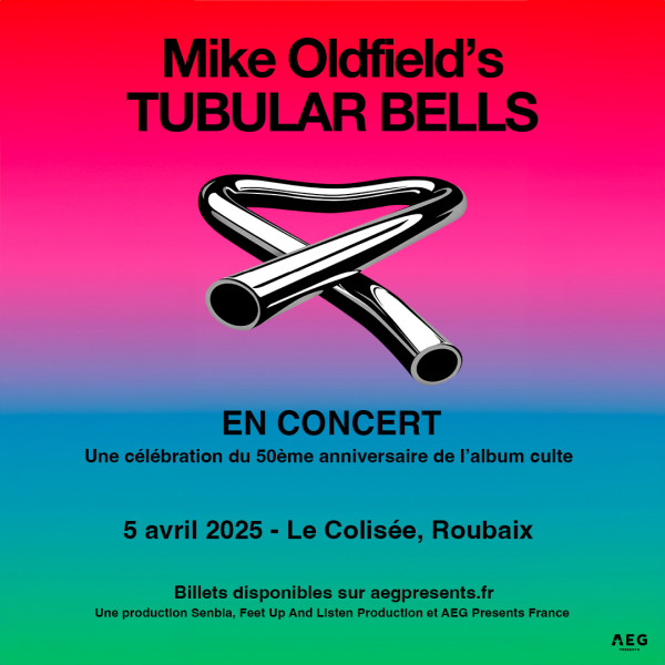 TUBULAR BELLS - COLISEE DE ROUBAIX - SAM. 05/04/2025 à 20H00