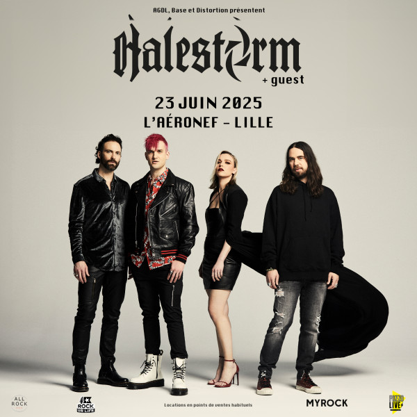 HALESTORM - L'AERONEF - LILLE - LUN. 23/06/2025 à 20H00