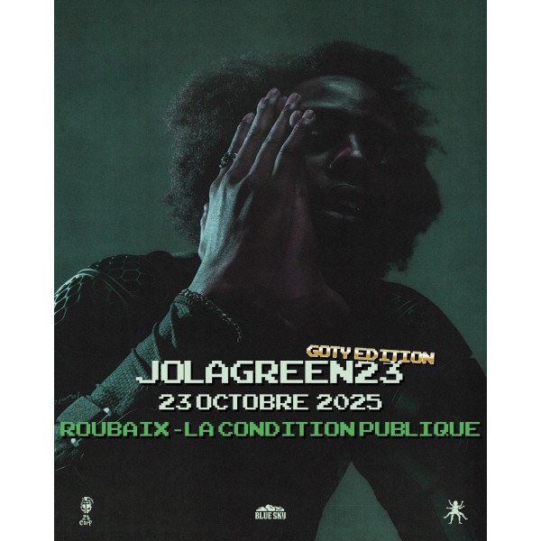 JOLAGREEN23 - LA CONDITION PUBLIQUE - ROUBAIX - JEU. 23/10/2025 à 20H00