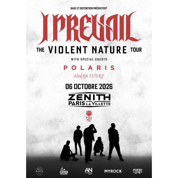 I PREVAIL + POLARIS + AMIRA ELFEKY - ZENITH DE PARIS - MAR. 06/10/2026 à 19H30