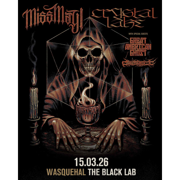 CRYSTAL LAKE + MISS MAY I - THE BLACK LAB - DIM. 15/03/2026 à 18H00