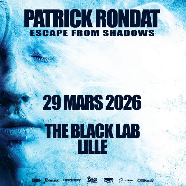 PATRICK RONDAT - THE BLACK LAB - WASQUEHAL - DIM 29/03/2026 &agrave; 20H00
