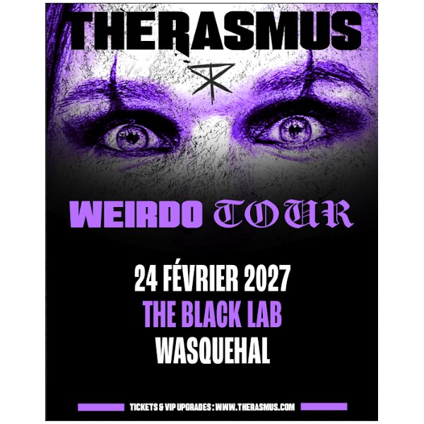THE RASMUS - THE BLACK LAB - WASQUEHAL - MER. 24/02/2027 &agrave; 20H00